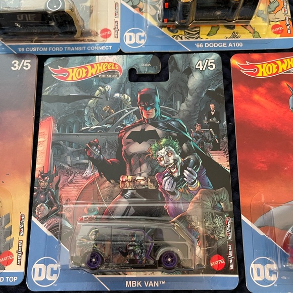 Hot Wheels Pop Culture 2022 Batman Vehicles 1-5 set bundle - Picture 6 of 6